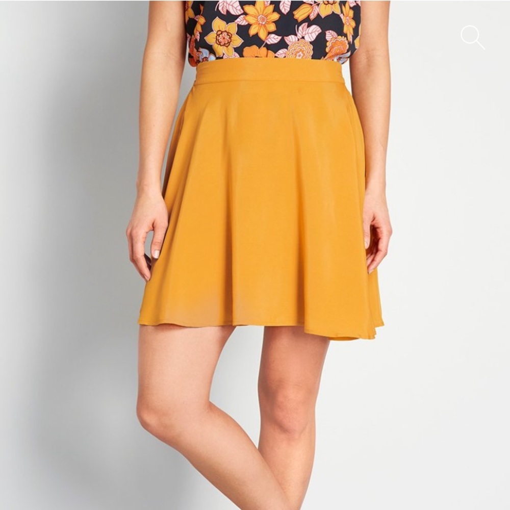 NWT Modcloth Stay Sassy A-Line Skirt L